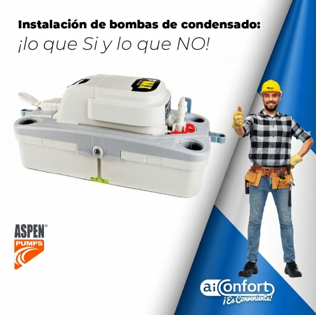 bomba de condensado con depósito
