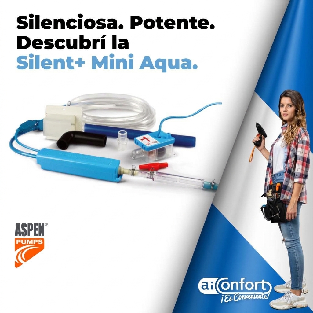 Bomba de Condensado Ultra Silenciosa - HVAC